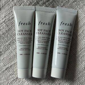 ⭐️ 5 for $20 - 3 New Fresh Soy Face Cleanser .5oz